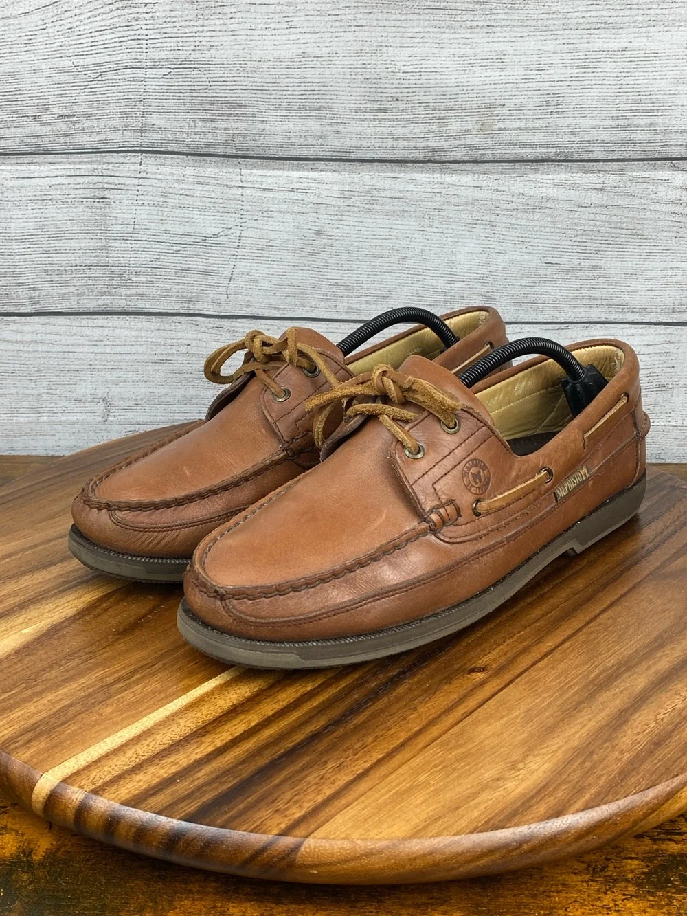 Mephisto Spinnaker Men's Hurrikan Hazelnut Brown Boat Shoes Size 10.5